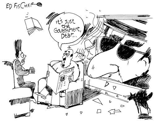 "It's just the government, dear..."