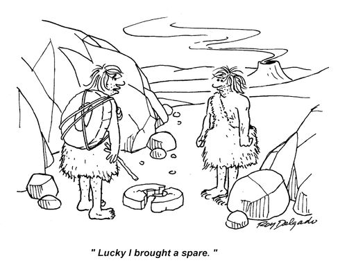 'Lucky I brought a spare.'