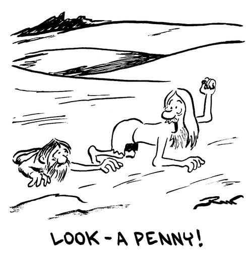 Look! A penny!