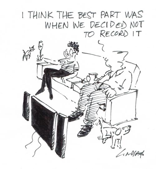"I think the best part was when we decided not to record it."