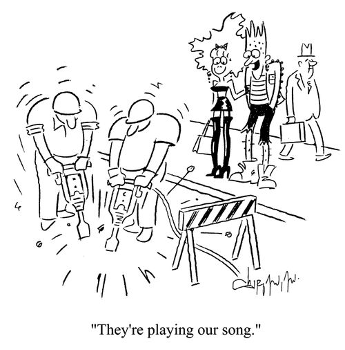 'They're playing our song.'