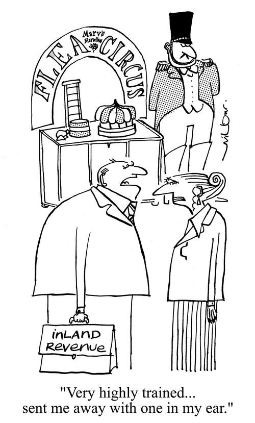 'Very highly trained... sent me away with one in my ear.'