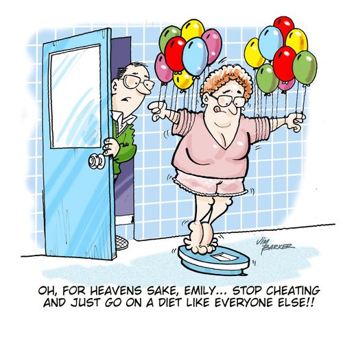 'Oh, for heaven sake, Emily. . . stop cheating and just go on a diet like everyone else!!!'