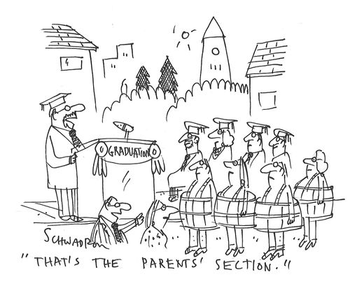"That's the parents' section."