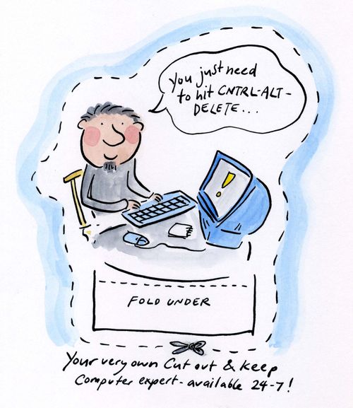 Cut out and keep your own IT expert.