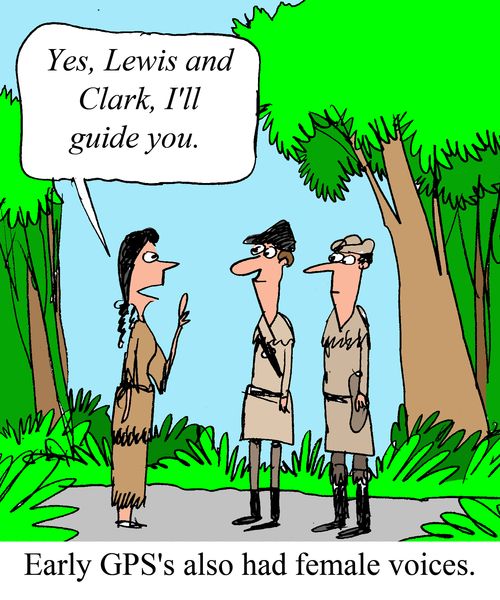 'Yes, Lewis and Clark, I'll giude you."