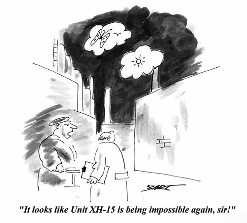 'It looks like Unit XH-15 is being impossible again, sir!'