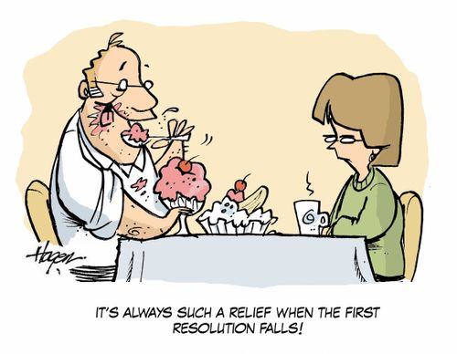 It's always such a relief when the first resolution falls!