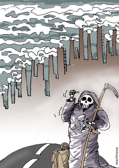 Walk through the valley of death.