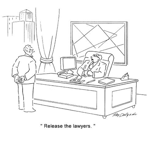 'Release the lawyers.'