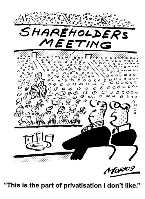 "This is part of the privatisation I don't like."