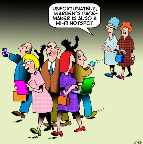 "Unfortunately, Warren's pace-maker is also a wifi hotspot."