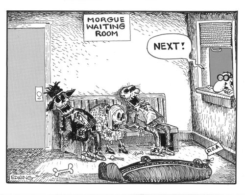 Morgue Waiting Room.