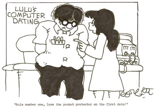 Lulu's computer dating: 'Rule number one, lose the pocket protector on the first date!'