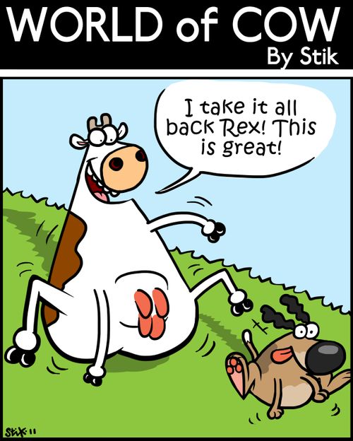 'I take it all back Rex! This is great!'