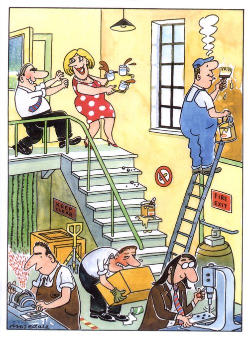 Health and safety nightmare.