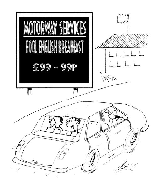 Motorway Services - Fool English Breakfast �99