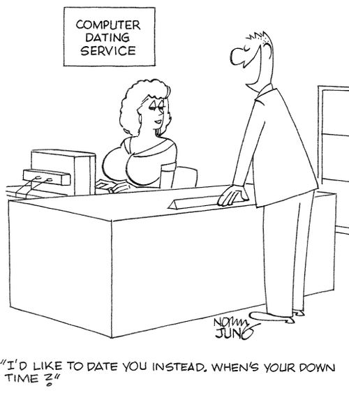 "I'd like to date you instead. When's your down time?"