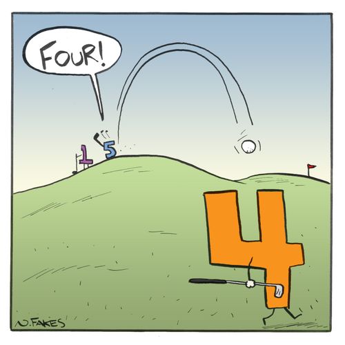"Four!"