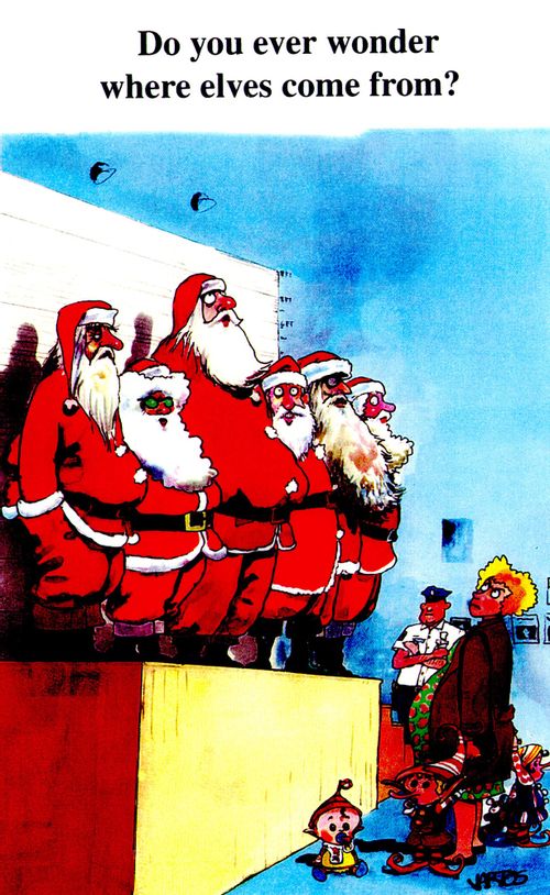 'Do you ever wonder where elves come from?'