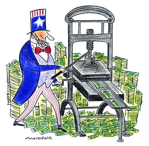 Uncle Sam and Quantitative Easing.