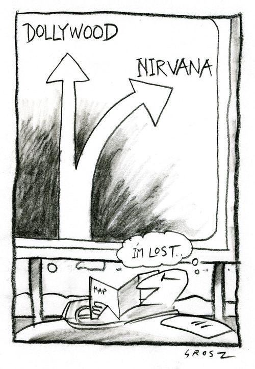 'I'm lost'.