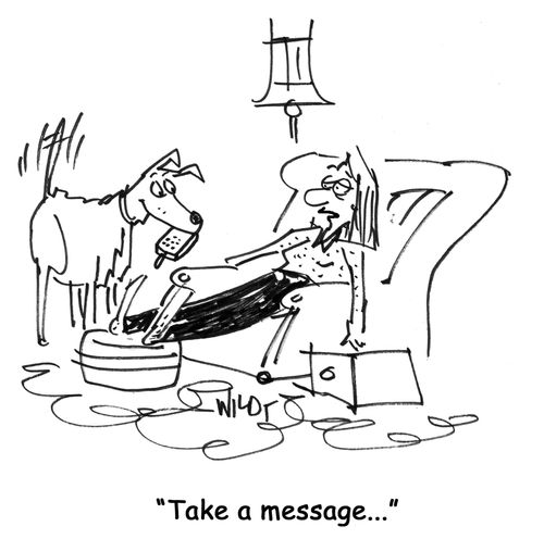 'Take a message...'