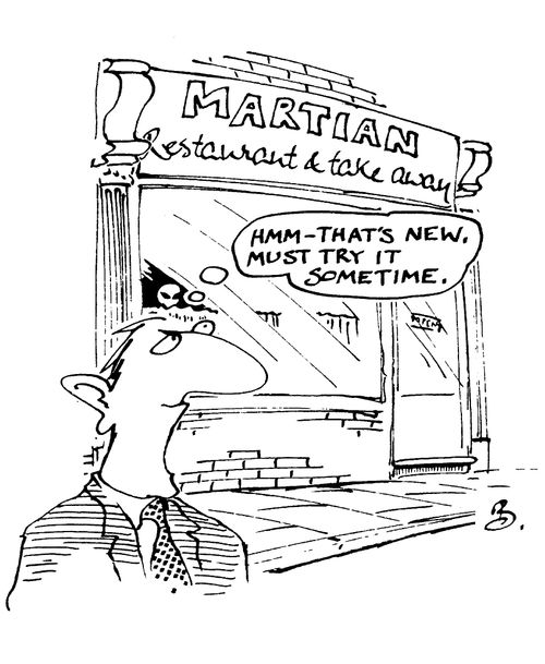 Martian restaurant and take away