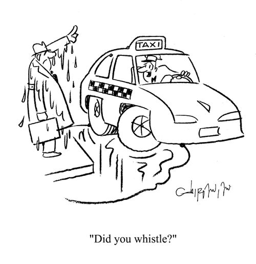 'Did you whistle?'