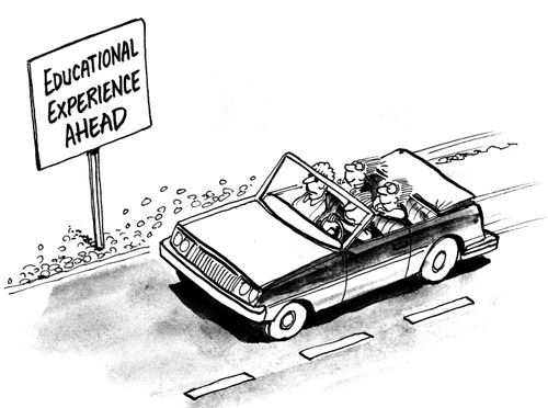 Educational Experience Ahead.