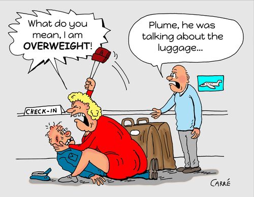 "What do you mean, I am overweight!"