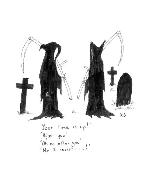 'Your time is up!'