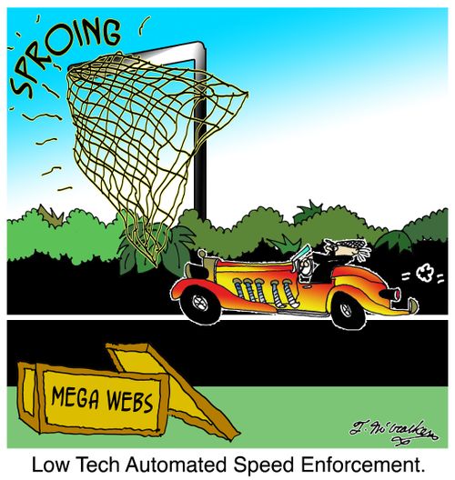 Low Tech Automated Speed Enforcement.