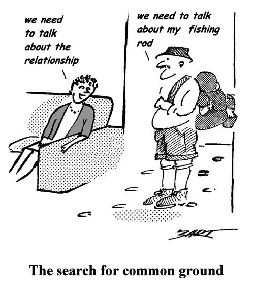 The search for common ground.