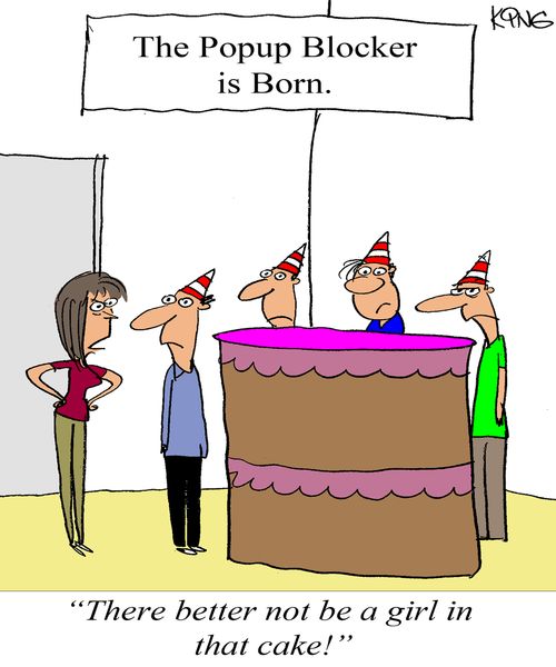 The Popup Blocker is Born