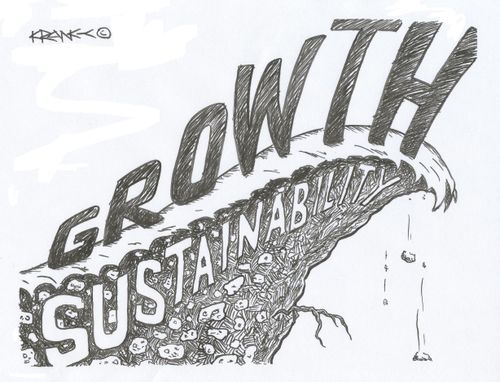 Growth vs Sustainability.