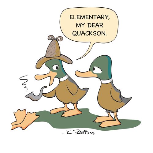 "Elementary, my dear Quackson."