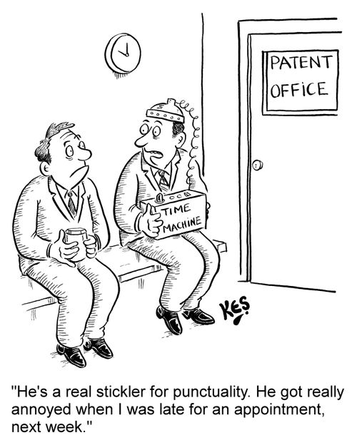 'He's a real stickler for punctuality. He got really annoyed when I was late for an appointment, next week.'