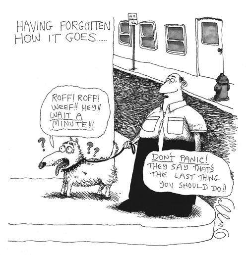 Having Forgotten How It Goes...