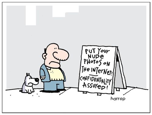Put your nude photos on the internet! Confidentiality assured!