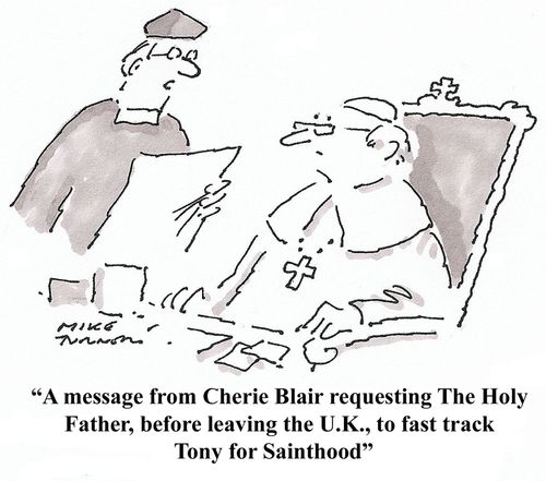 '...fast track Tony for Sainthood'