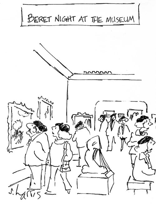 'Beret Night at the Museum'
