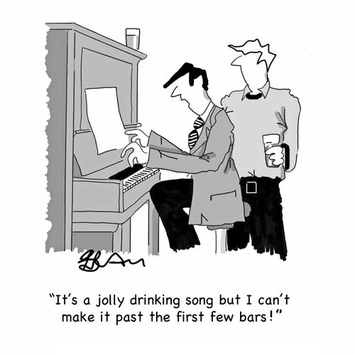 "It's a jolly drinking song but I can't make it past the first few bars."