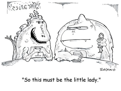 'So this must be the little lady.'