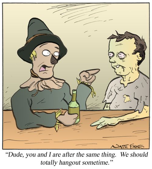 'Dude, you and I are after the same thing. We should totally hangout sometime.'