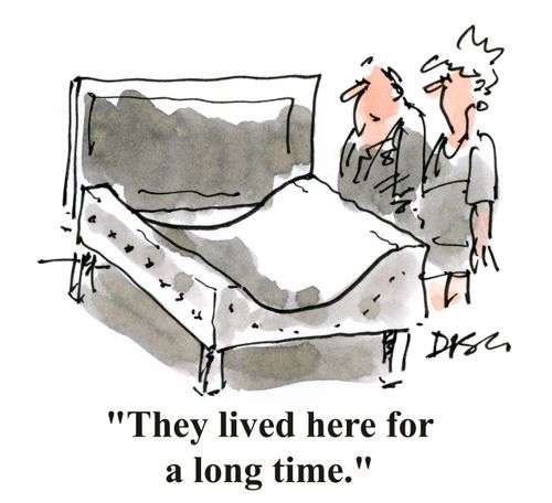 'They lived here for a long time.'
