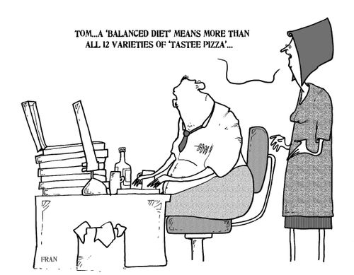 Balanced diet.