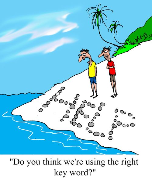 "Do you think we're using the right key word?"