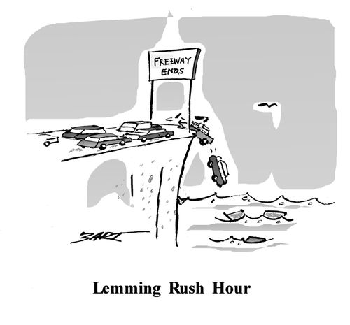 Lemming Rush Hour.