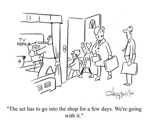 'The set has to go into the shop for a shop for a few days. We're going with it.'